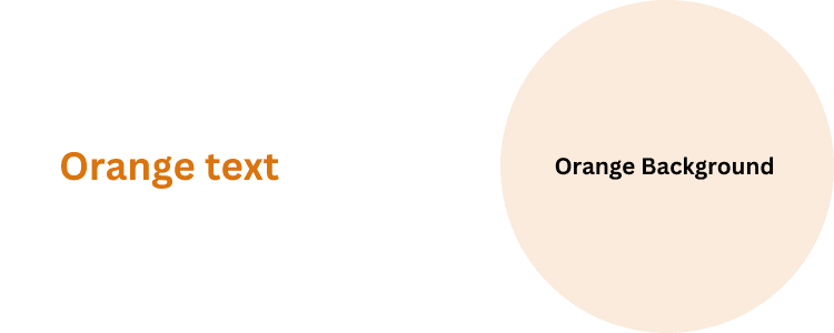 Orange notion color