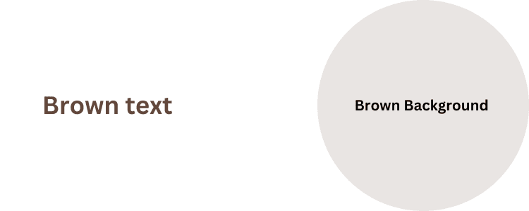 Brown notion color